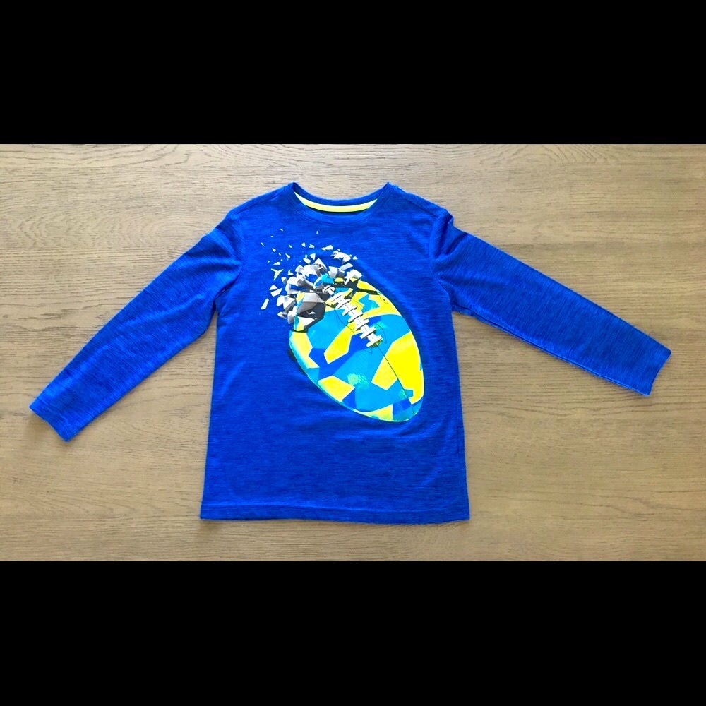Boys Go-Dry Active Football Shirt - Size M (8) 🏈